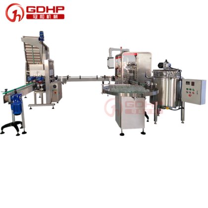 培养液洗瓶灌装旋盖生产线