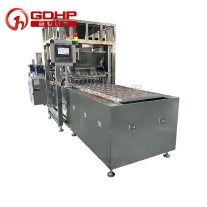 除湿盒颗粒灌装封膜压盖一体机