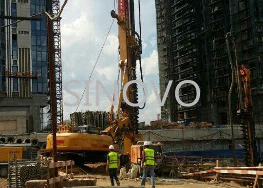 建筑工程 钻孔直径 800 毫米 基础液压桩