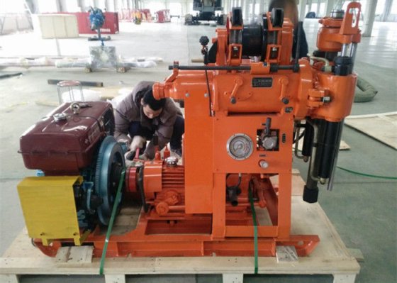 用于主轴地质道路勘探的 XY-1 型电动爆破孔岩心钻机