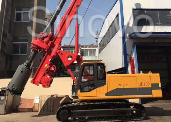 桩基工程 TR100D 地基钻机 中国底盘 液压移动式