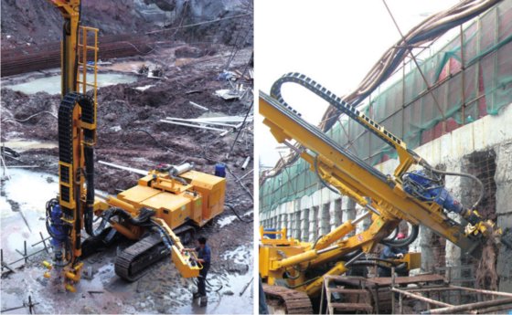 液压冲击式摇臂钻头配件