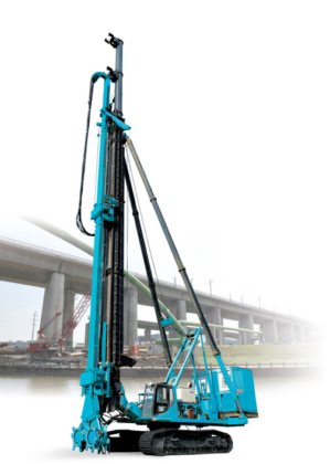 用于土木工程的 45 米深层土壤搅拌机