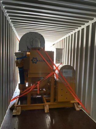 用于钻孔灌注桩施工的 SD250 带筛分的旋流除砂器