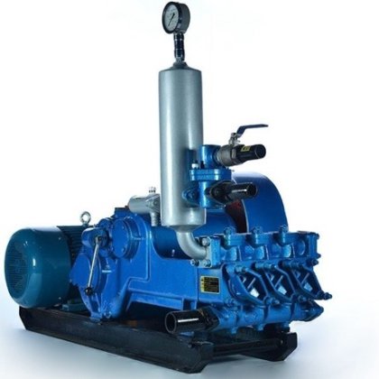 液压三缸钻井泥浆泵 在钻井过程中将泥浆或水输送到井眼中