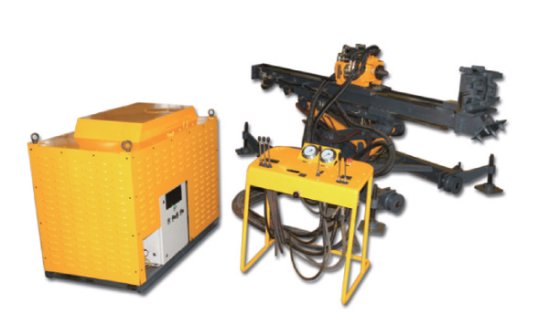 100 米深度 110 毫米直径锚式移动钻机