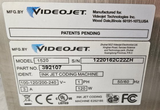 VideoJet 1520