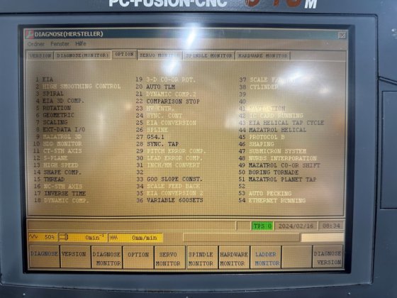 2001 MAZAK VTC-200-C