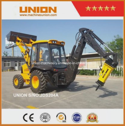 Mini Tractor Backhoe Loader / High Capacity Digger Loader for Sale in ...