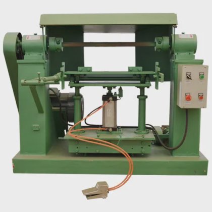 单面自动气动餐具边缘抛光机