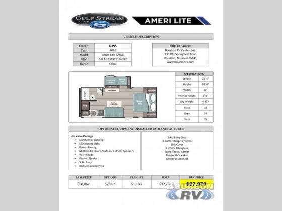 Gulf Stream RV Ameri-Lite Ultra