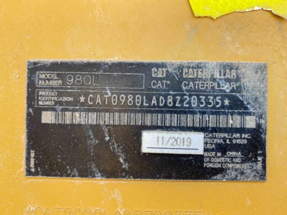 2019 Caterpillar 980L