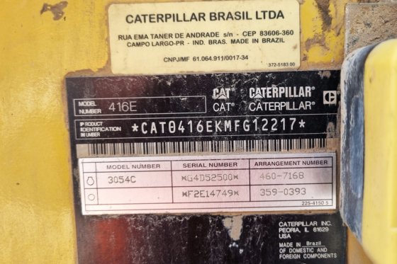 2015 Caterpillar 416E