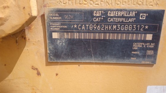 2007 Caterpillar 962H
