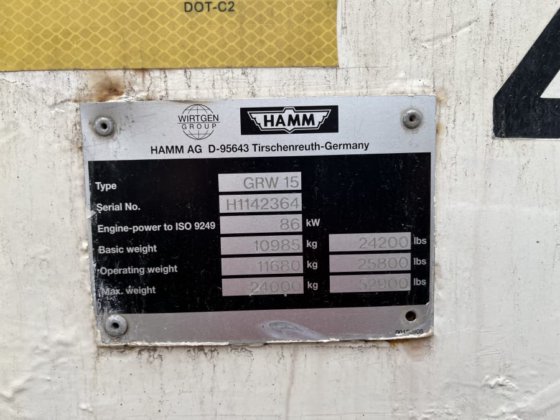 2007 Hamm GRW 15
