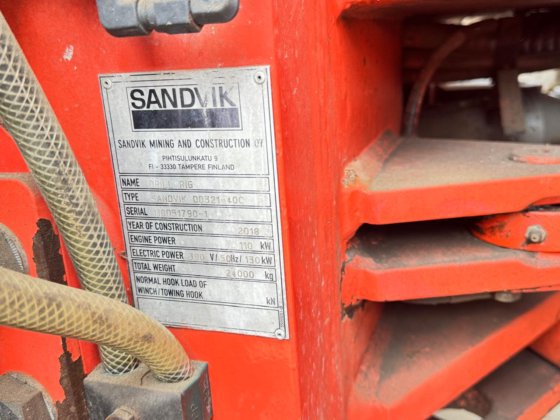 2018 Sandvik DD321
