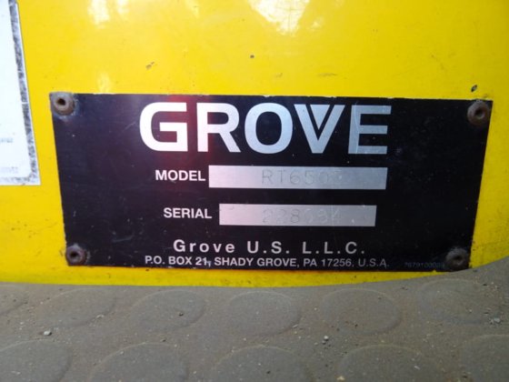2008 Grove RT 650 E