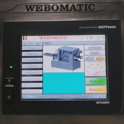 WEBOMATIC TL500 自動包装機（トレーシーラー）