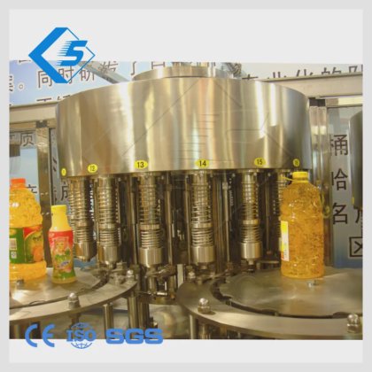 Juice Pulp Rinsing-Filling-Filling-Capping Machine