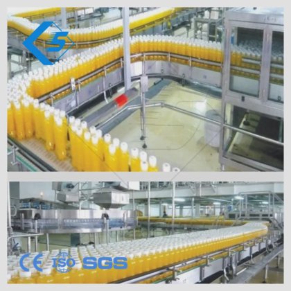 Juice Pulp Rinsing-Filling-Filling-Capping Machine