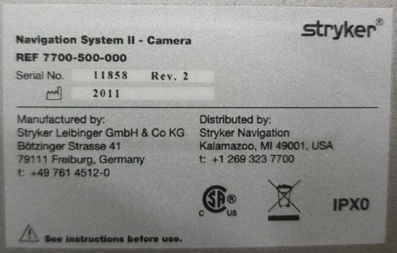 Stryker Stryker Navigation Systems II