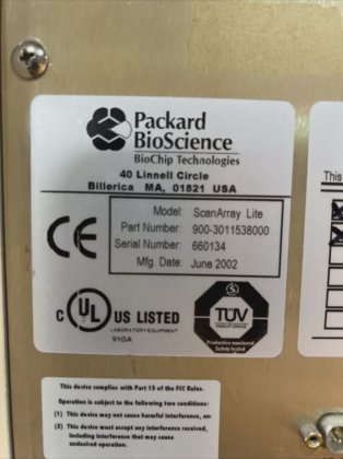 Packard Biochip Technologies ScanArray Lite