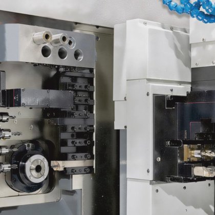 Automatic Swiss Type Lathe with