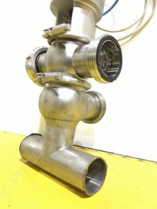 2016年 2.5インチ 4ポート アルファ・ラバル製アクチュエーターバルブ ThinkTop付き