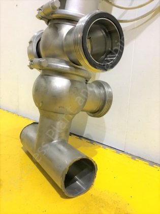 2016年 2.5インチ 4ポート アルファ・ラバル製アクチュエーターバルブ ThinkTop付き