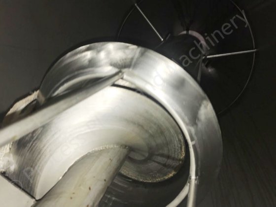 1,200升粉体V型混合机混合设备,带螺旋进料输送机、筛分器和液化器