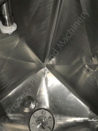 1,200升粉体V型混合机混合设备，带螺旋进料输送机、筛分器和液化器