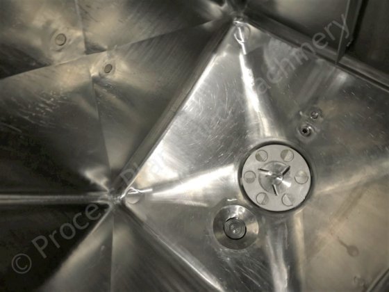 1,200 Ltr 粉体V-Mixer ブレンディングプラント（スクリューフィードコンベア、シフター、リキバーター付き