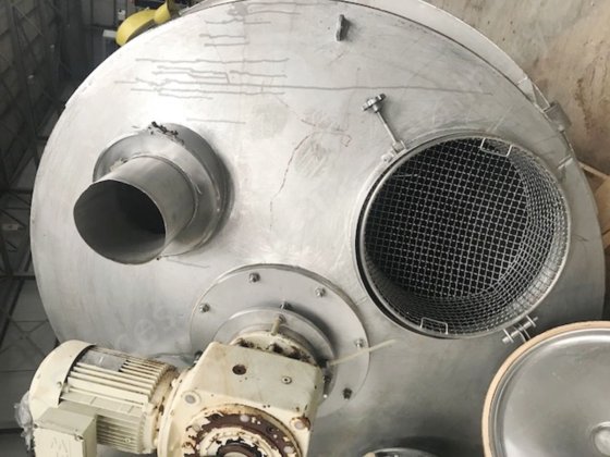 1,200升粉体V型混合机混合设备,带螺旋进料输送机、筛分器和液化器