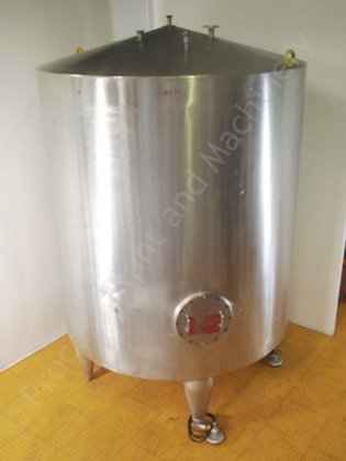 10,000リットル ステンレス製シングルスキン ホールディングタンク