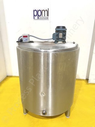 トップマウントパドルミキサー付き500Lステンレススチールジャケットタンク