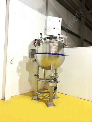 トップマウント型フルスイープスクレイプサー付き750L BCHジャケットタンク