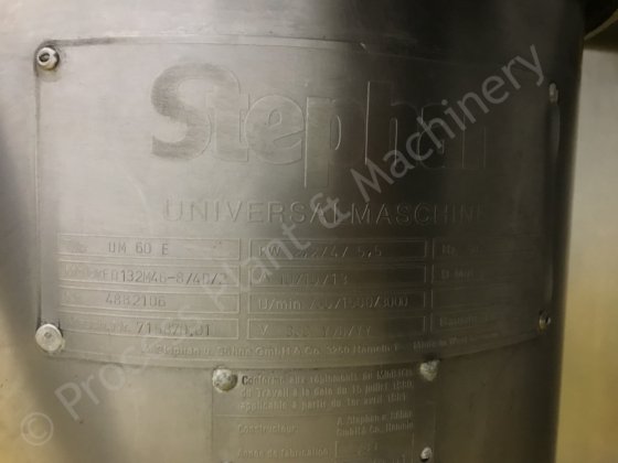 60 Ltr Stephan UM 60
