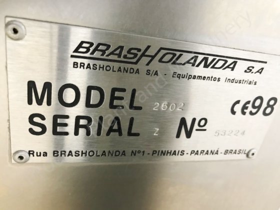 Brasholanda S.A 2502型带热封的旋转式锅/杯灌装机