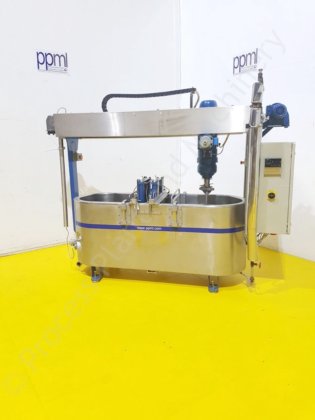 500Lステンレススチールジャケット式チーズタンク、プレスシステム一体型