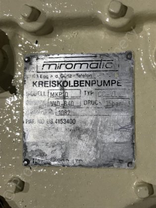 Bomba de lóbulo positivo Miromatic