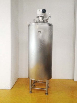 750升斯坎尼玛不锈钢夹套式水箱,带刮削表面混合器