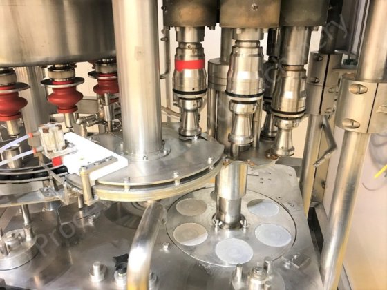 道森18头灌装机，集成6头封盖机