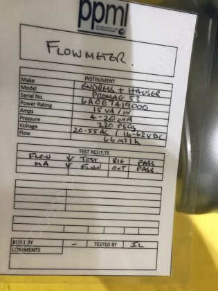 Endress & Hauser Promag 50H