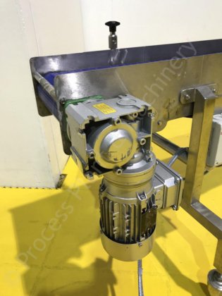 2.8m長ステンレススチールモジュラーベルト駆動式移動式コンベア