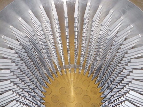 连续式曝气机用不锈钢夹套定子