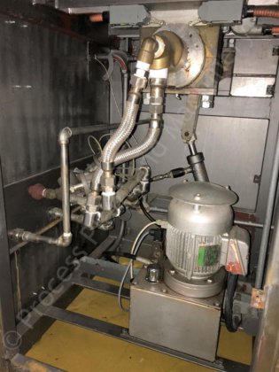 120 Ltr Giusti Jacketed加工罐，侧入式刮削表面过度混合。