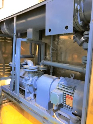 120 Ltr Giusti Jacketed加工罐，侧入式刮削表面过度混合。