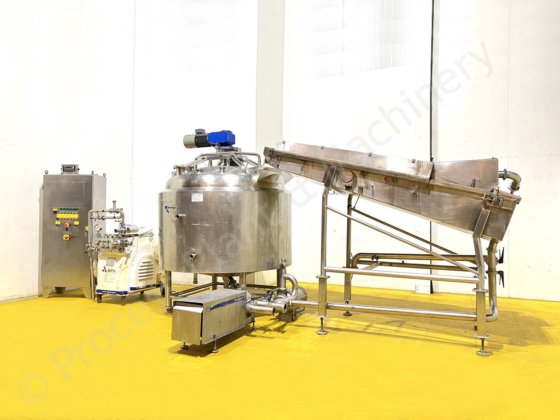 毎時2,500kg ソフトチーズ製造プラント