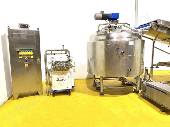2,500 公斤/小时软奶酪生产厂