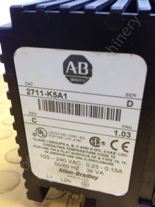 Allen Bradley Panel View 550